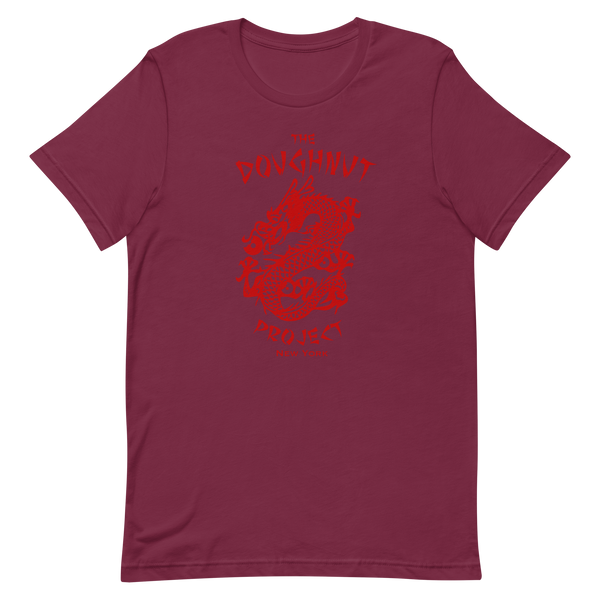 Red Dragon on Black Tee